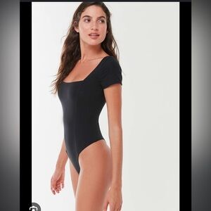 brand new urban outfitters bodysuit black tee small